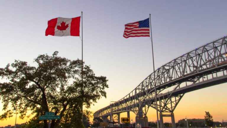 US-Canada border